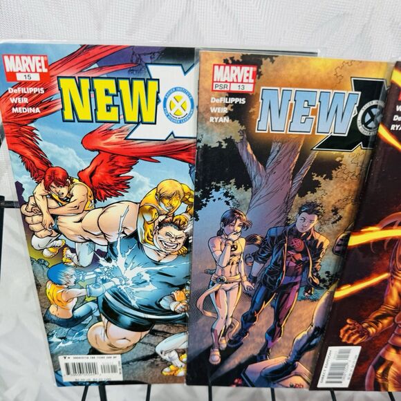 New X-Men 1-7 9-13 15 and Academy X Yearbook Special #1 lot (2004 Marvel) - Picture 2 of 8